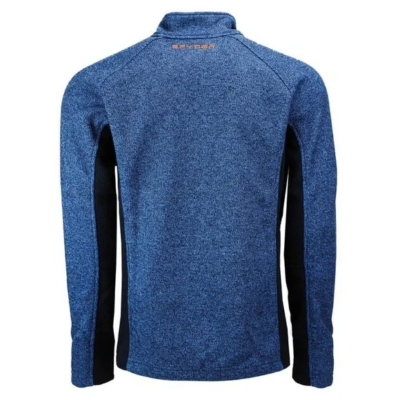 New Spyder Men's Constant Full Zip Sweater Blue​ - Picture 3 of 5